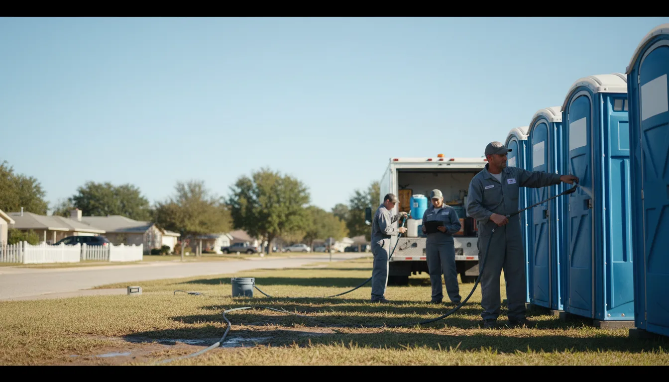 Long-Term Portable Toilet Rental in Weimar, TX near me